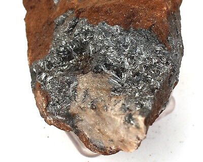 Pyrolusite on matrix from Morocco. (size and weight in item specifics)