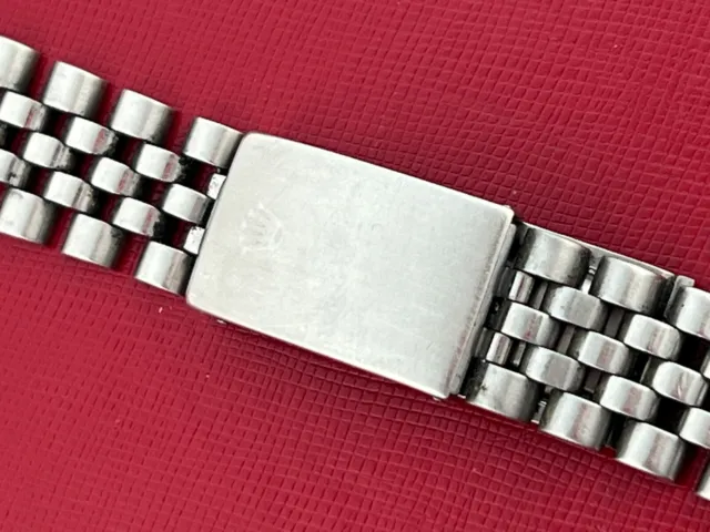 Original Rolex Men's Swiss Made "D" Link Jubilee Stainless 20mm bracelet