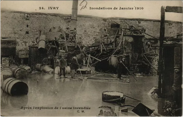 CPA IVRY Inondations de Janvier 1910 (65606)