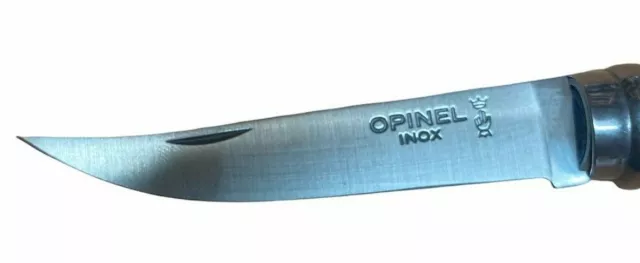 Coltello opinel slim 8 08 lama acciaio inox manico blu coltellini da collezione 2