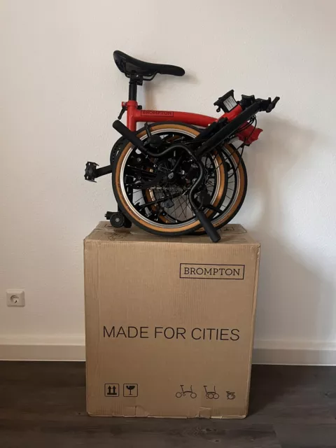 BROMPTON Faltrad Rot Red Black Edition 2021 TOP Zustand 6 Gang