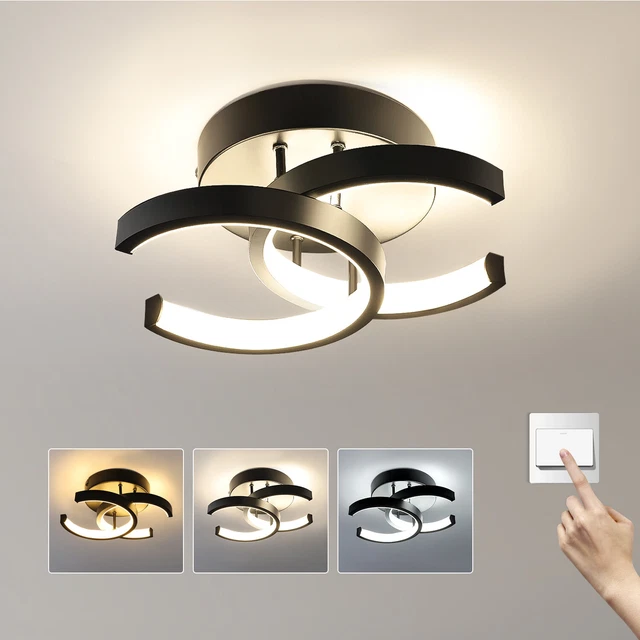 LED Deckenleuchte Dimmbar Deckenlampe Bad Flur Eingang Moderner Kronleuchter