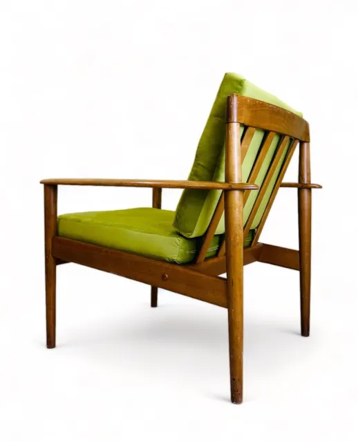 Grete Jalk Model Pj 56 Teak Danish Lounge Chair Mid Century Retro