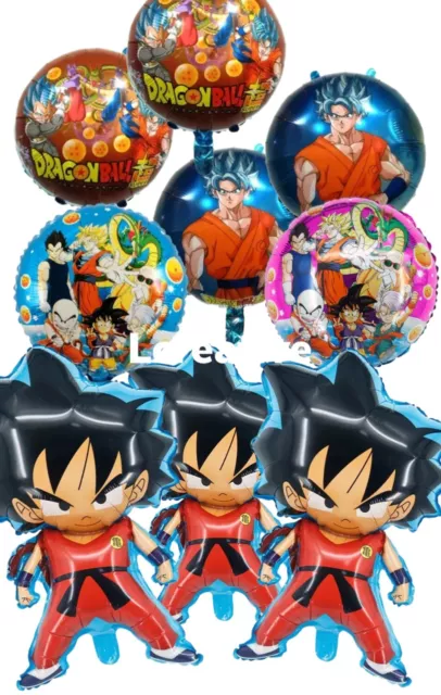4 pc DRAGON BALL Z SUPER BIG 29'' Party Birthday GOKU HERO Helium