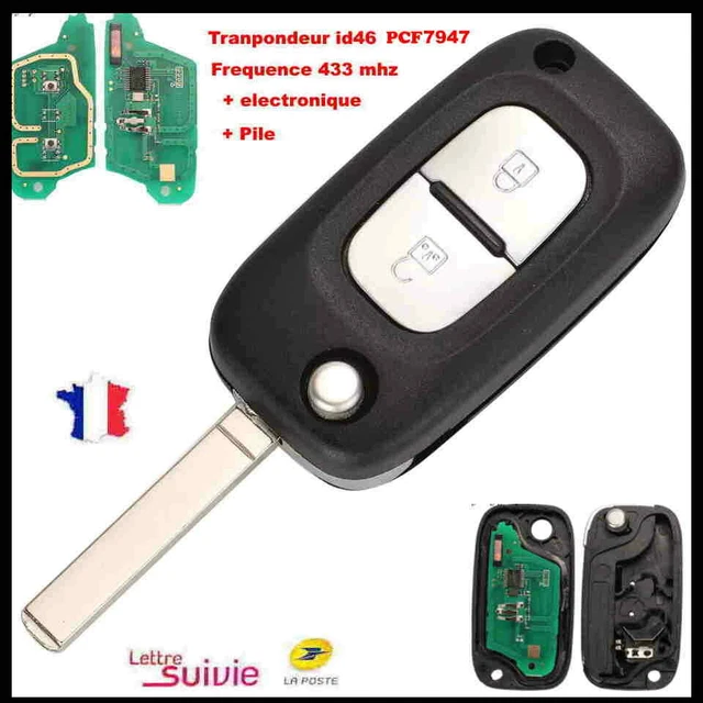 Llave Megane 2 Clé Vierge Pcf7947 Clio 3 Kangoo 2 Modus MASTER Twingo 2 Circuit 4 Cv Renault - Foto 5