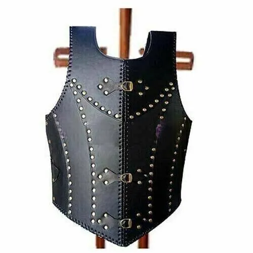 Roman Greek Leather Armor Jacket Vest Knight Crusader Armor costume item