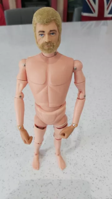 Vintage Action Man - Blonde Flock Hair & Beard