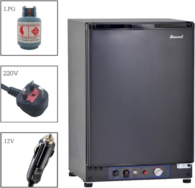 SMAD 40L 3 Way Fridge Camper RV 240V/12V Gas refrigerator Motorhome Car ...
