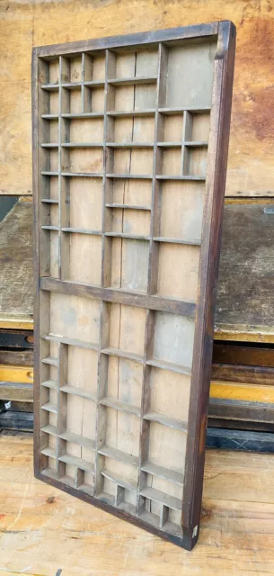 Letterpress Type Case Print Tray Vintage Industrial FREE POSTAGE G23