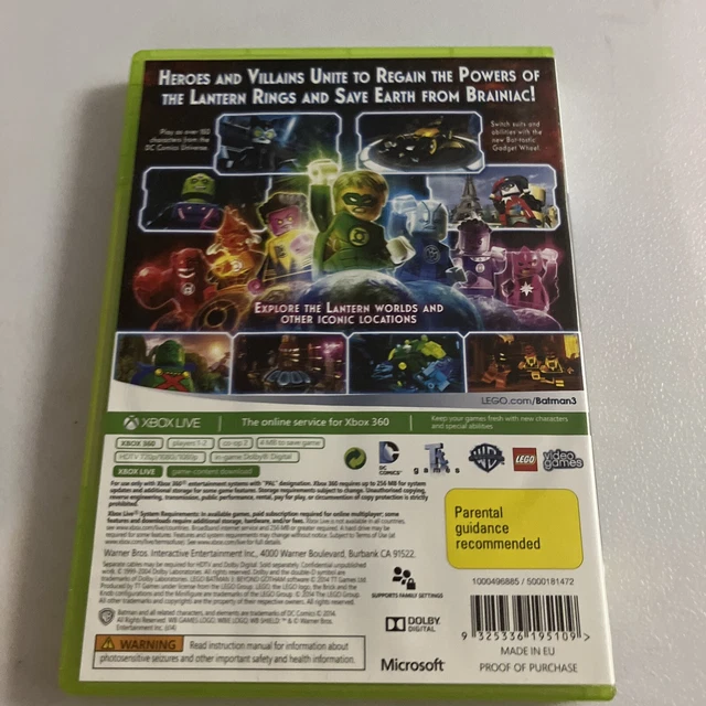 LEGO Batman 3: Beyond Gotham - Microsoft Xbox 360 PAL Game No Manual 2