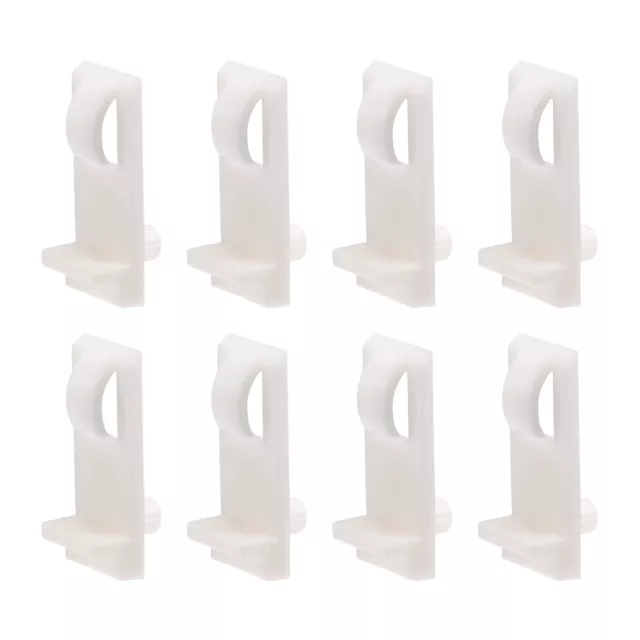 Plastic Shelf Support Pegs,6mm Shelf -Locking,Shelf Bracket Peg,White,50pcs