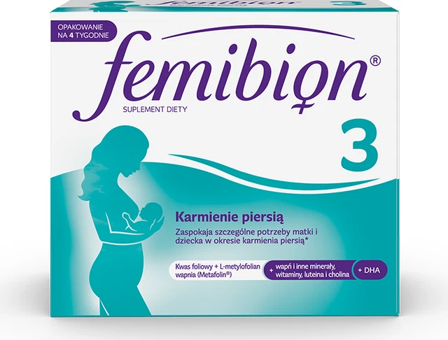 FEMIBION 3 BREASTFEEDING Tablets & Capsules 4Weeks Breastfeeding diet ...