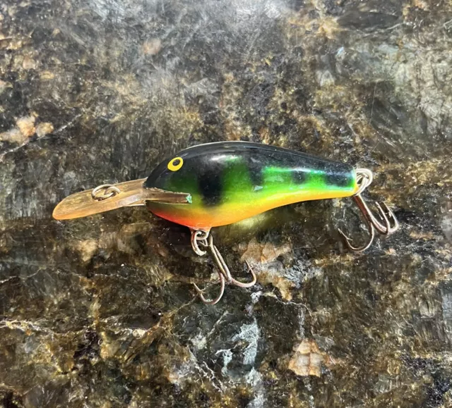 RAPALA FAT RAP FR-5 FR5 Crankbait Lure HTF Silver Blue Org Belly