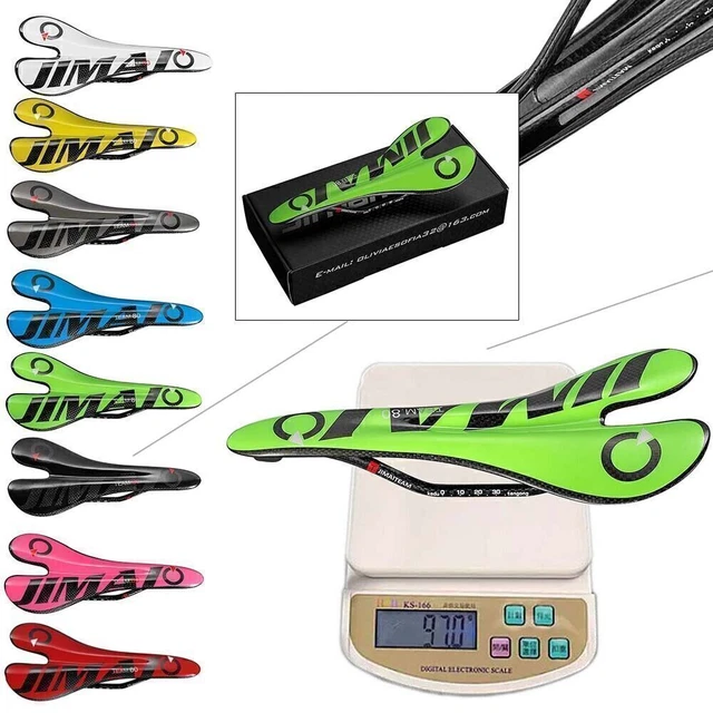 Sella In Fibra Di Carbonio Per Bici - 275x143 Mm, Leggera, Antiscivolo, Con Ventilazione - Foto 5