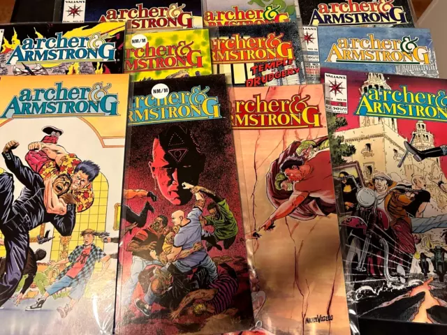 Archer & Armstrong (1992) Valiant Comic Lot # 15-25 run 11 Issues VF/NM