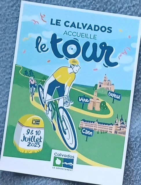 Carte Postale Officielle Tour De France 2025 - Bayeux Ville étape