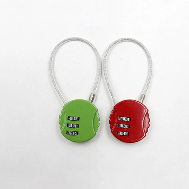 2 Pcs Verrouillage Par Code Serrure À Numéro Cadenas Bicyclette