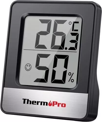 Digital Room Thermometer Indoor Hygrometer Monitor-Temperature & Humidity Meter