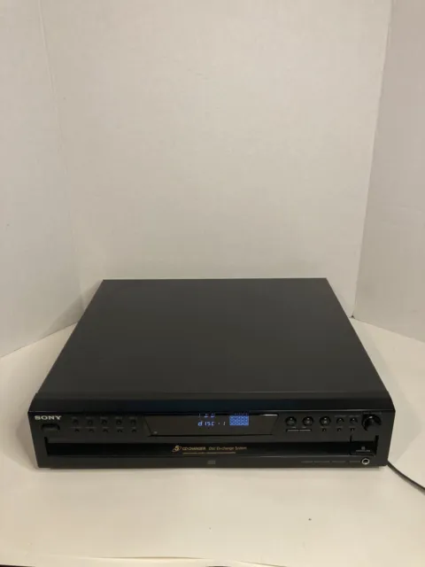 SONY CDP-CE375 CD Changer 5 Disc Ex-Change System WORKS Great Condition