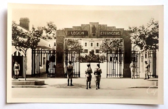 Cpa Photo Algerie Sidi Bel Abbes / Caserne De La Legion Etrangere