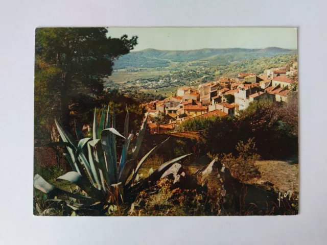 Bormes-les-Mimosas, Alpes-Côte d'Azur France Vintage colour Postcard c1970s