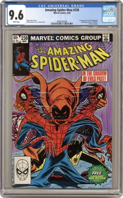 Amazing Spider-Man #238A Tattooz Included CGC 9.6 1983 3894245009 1st Hobgoblin