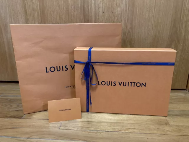 🔥NEW LOUIS VUITTON Extra Large Magnetic Empty Neverfull Gift Box Set  16x13x8
