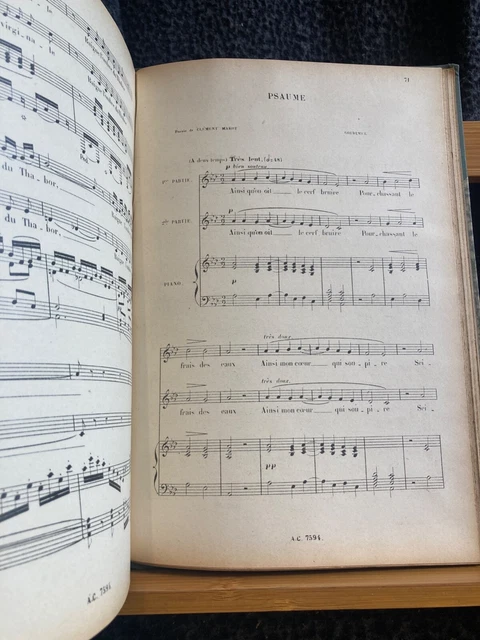 Choeurs à 1 et plusieurs voix partition chant piano éditions Choudens vol. 1 - 2 3
