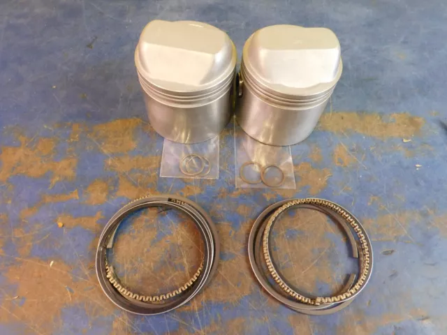 +.060 Pistons Rings Pin & Clips Hjarley Davidson 1000 Cc Xl Sportster 1972-1984