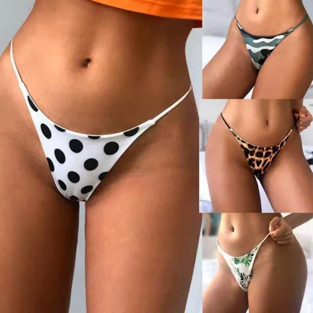 Perizoma donna sexy cordini a G schiena biancheria intima mutandine lingerie pigiama bikini