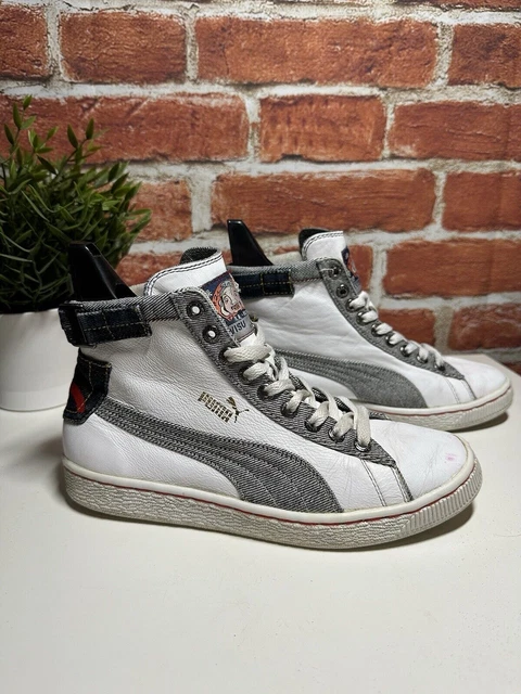 EVISU JAPANESE SHOES Trainers Size UK 5 EU 38 Vintage Jeans Denim Puma High top 29.99 PicClick UK