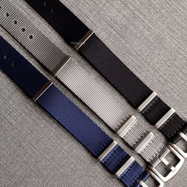 Buy 2 Get 50% off 1.4mm Thick Seatbelt NATO Nylon Fabric Watch Strap