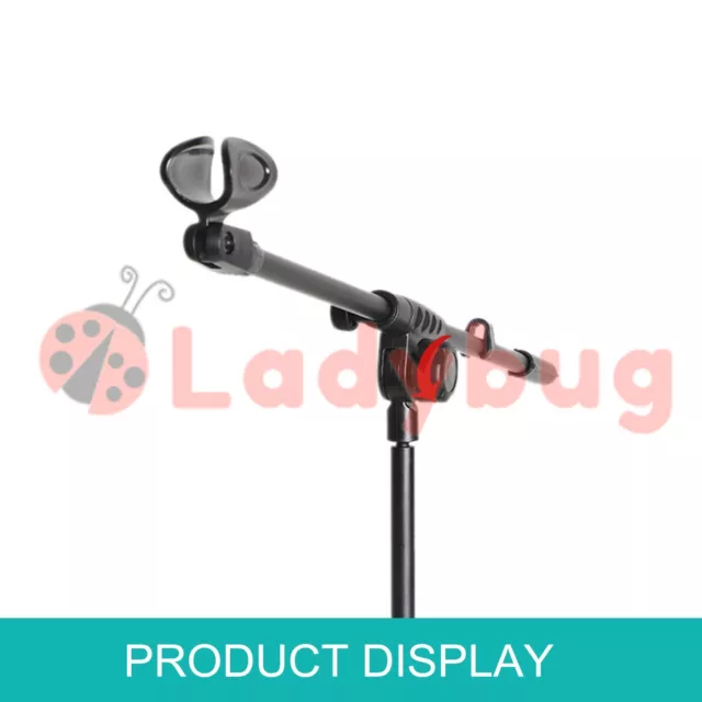 Telescopic Boom Microphone Stand Adjustable Mic Holder Tripod 2