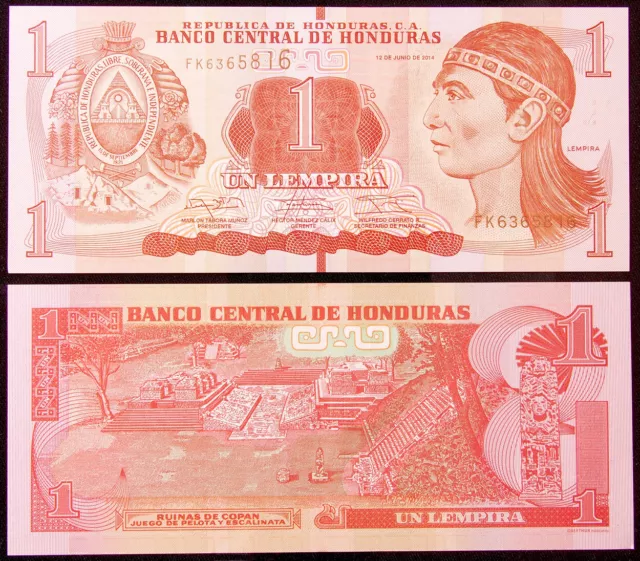 Honduras Banknotes (Choose Denomination) All UNC (GLIB-001M)