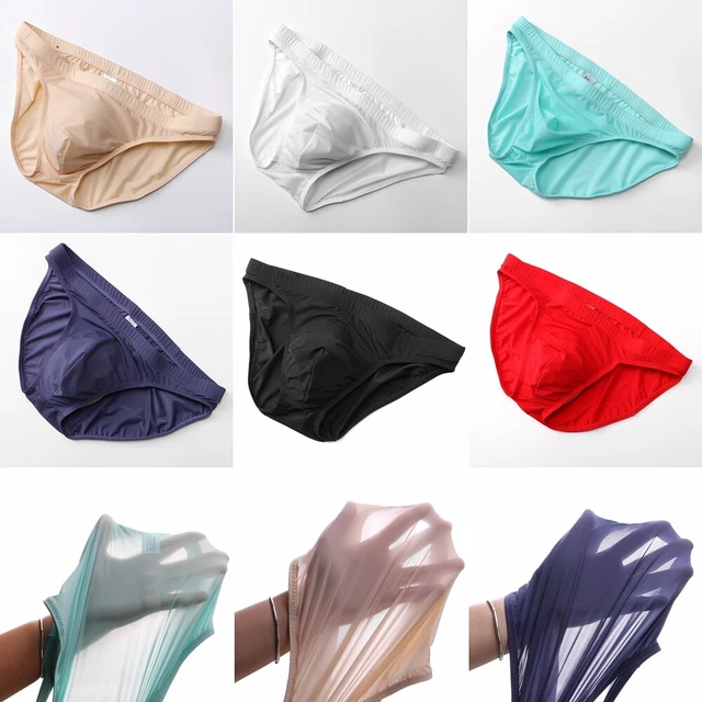 3 6 PACK Mens Sexy Low Rise Underwear Briefs Bikinis Stretchy