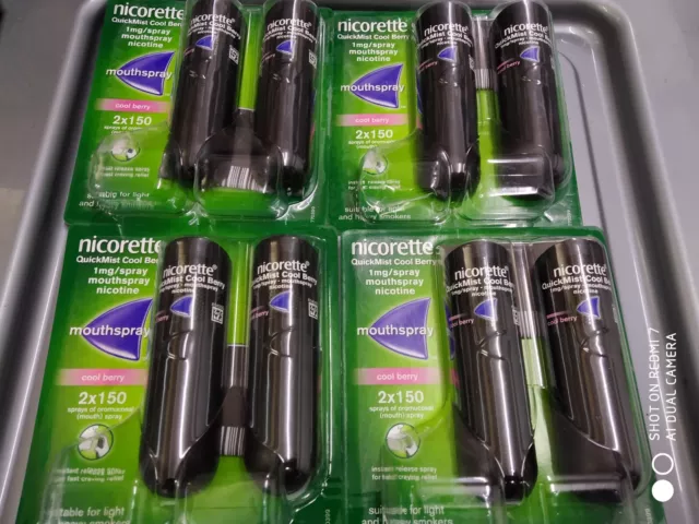 Nicorette Quickmist Spray Bocca Coolberry Nicotina 4 Confezioni Doppie Ex Luglio 2024