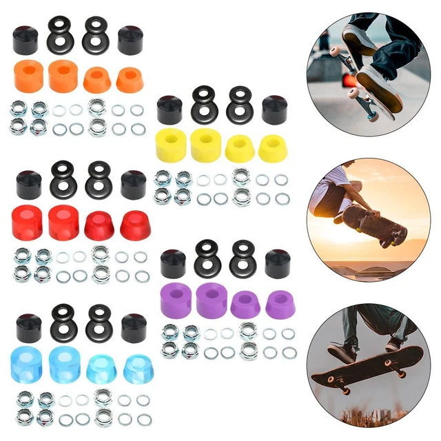 Bunt Stoßdämpfer Oben/unten Bush Waschmaschinen Shock Pad Set Skateboard Teil