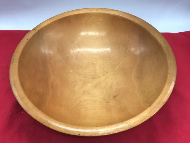 Vintage Munising Bowl Footed 11" Oval Primitive Americana Signed