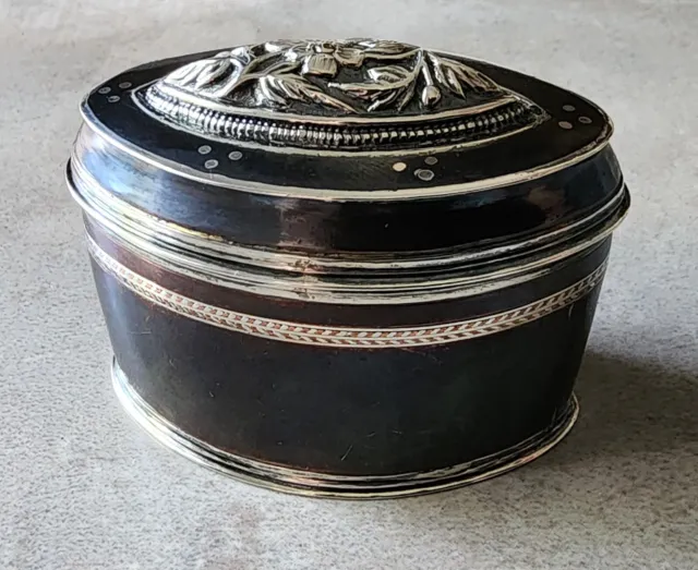 19th Century BURMESE Silver & Copper BETEL NUT/LIME Box