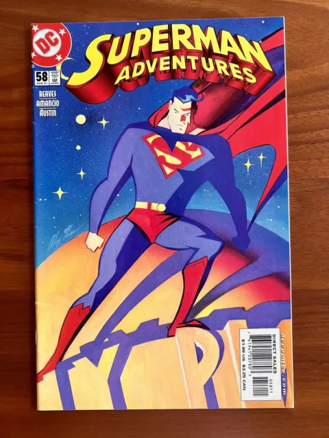 Superman Adventures #58 Alex Ross Cover Low Print F/VF