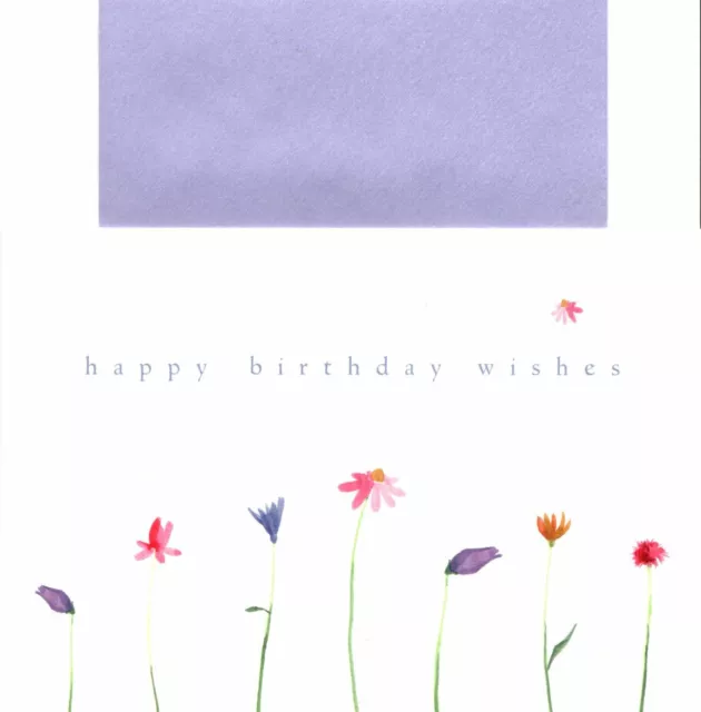 Happy Birthday Wishes From All Of Us Flower Flowers Theme Hallmark Greeting Card