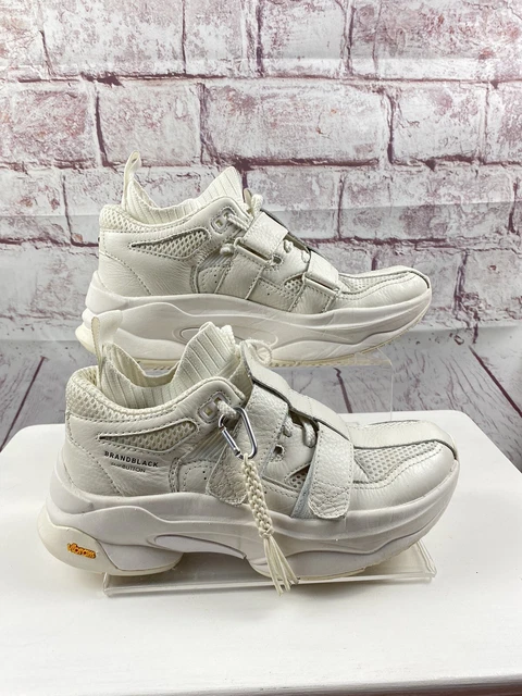 BRANDBLACK VIBRAM WOMEN'S Leather Sneakers Trainers Shoes Size: Uk