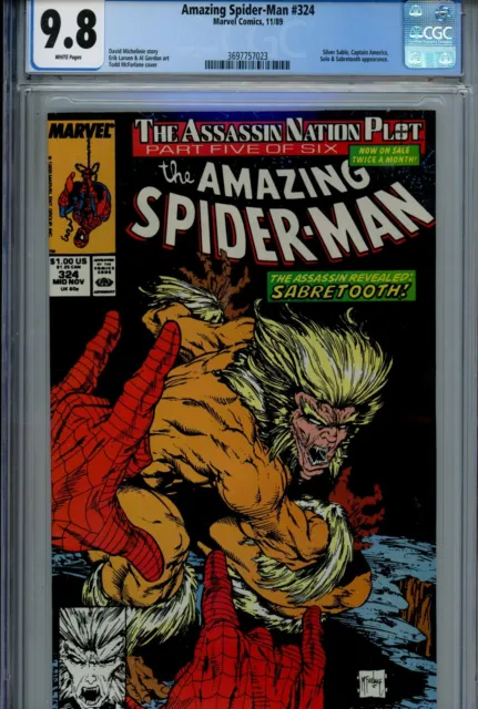 The Amazing Spider-Man Vol 1 #324 Marvel CGC 9.8 NM/M (1989)