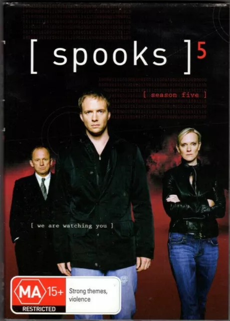 Spooks Season 5 Dvd 5 Disc Set Region 4 Brand New/Sealed