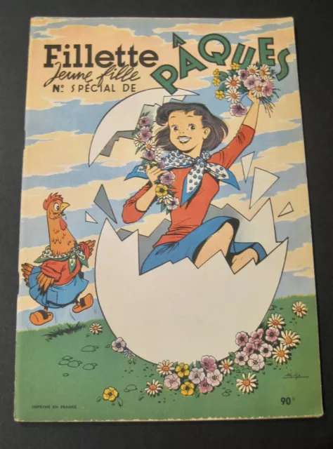 Fillette Jeune fille  Spécial Pâques Ed. SPE  EO 1958 TBE