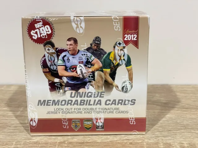 NRL Football - 2012 Limited Edition Trading Cards Booster Box (18 Packs) | New.