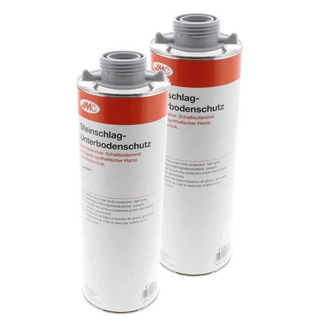 2 x UBS Steinschlagschutz 1 Liter JMC überlackierbar hellgrau Kautschuk 5550018