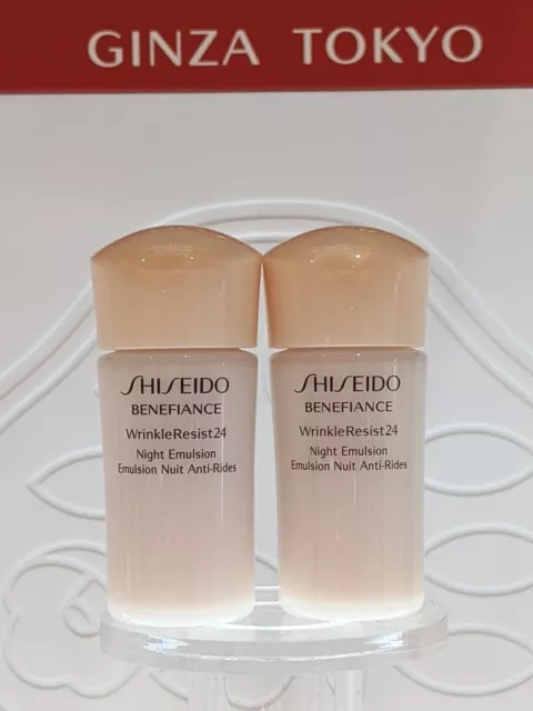 Emulsión nocturna Shiseido Benefiance WrinkleResist24 - tamaño de viaje 15 ml / 0,5 oz. 2