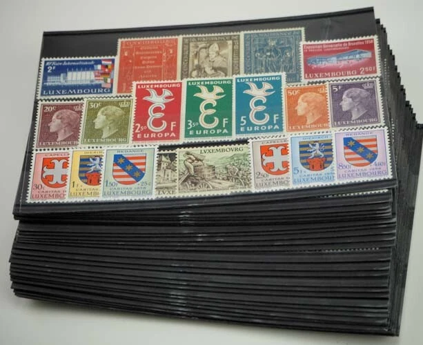 1958 Luxemburg; 30 komplette Jahrgänge, postfrisch/MNH, MiNr. 581/00, ME 921,-