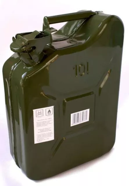 10l Kanister Blechkanister Reservekanister Metallkanister Kraftstoffbehälter